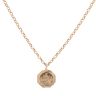 9ct Yellow Gold St Christopher Pendant and Chain 18"
