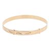 9ct Yellow Gold Patterned Expanding Bangle