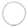 18ct White Gold 0.35ct Brilliant Cut Diamond Star Bracelet 7"