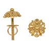 22ct Yellow Gold Filigree Stud Earrings