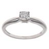 9ct White Gold 0.15ct Diamond Solitaire Ring