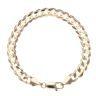 9ct Yellow Gold Curb Bracelet 8"