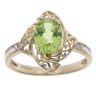 9ct Yellow Gold Peridot Single Stone Ring