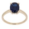 9ct Yellow Gold Kyanite Single Stone Ring