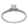 9ct White Gold 0.25ct Brilliant Cut Diamond Solitaire Ring