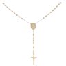 9ct Yellow Gold Rosary Beads 24"