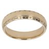 9ct Yellow Gold Patterned Wedding Band 5.1mm