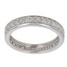 9ct White Gold 1.00ct Brilliant Cut Diamond Full Eternity Ring