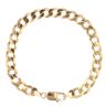 9ct Yellow Gold Curb Bracelet 8"