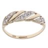 9ct Yellow Gold Cubic Zirconia Fancy Ring