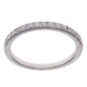 18ct White Gold 0.27ct Brilliant Cut Diamond Half Eternity Ring