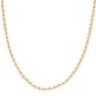 9ct Yellow Gold Beaded Chain 22"