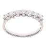 Platinum 1.00ct Brilliant Cut Lab Grown Diamond Seven Stone Ring