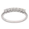 18ct White Gold 0.33ct Brilliant Cut Diamond Seven Stone Eternity Ring