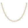 9ct Yellow Gold Curb Chain 22"