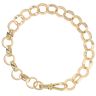 9ct Yellow Gold Belcher Bracelet 8"