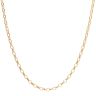 9ct Yellow Gold Oval Belcher Chain 18"