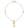 22ct Yellow and White Gold Tassel Fancy Bracelet 7"