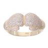 9ct Yellow Gold Cubic Zirconia Boxing Glove Ring