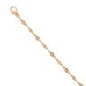 9ct Yellow Gold Cubic Zirconia Bracelet 7"