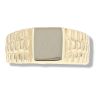 9ct Yellow Gold Rolex Style Signet Ring