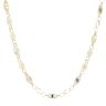 14ct Yellow and White Gold Greek Key Fancy Chain 20"