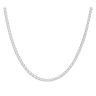 Silver Spiga Chain 16"" By Icesia