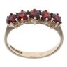 9ct Yellow Gold Garnet Five Stone Ring