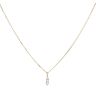 18ct Yellow Gold 0.30ct Diamond Trilogy Pendant and Chain 16"