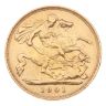 1901 Victoria Old Head UK Half Sovereign Coin