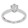 9ct White Gold 0.25ct Brilliant Cut Diamond Solitaire Ring