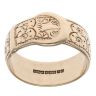 9ct Yellow Gold Floral Buckle Ring