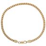 9ct Yellow Gold Gold Foxtail Fancy Bracelet 8"