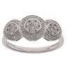 18ct White Gold 0.50ct Brilliant Cut Diamond Cluster Ring