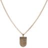 9ct Yellow Gold England National Football Team Pendant and Chain 24"