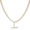 9ct Yellow Gold Albert T-Bar Chain 18"
