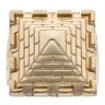 9ct Yellow Gold Patterned Pyramid Ring
