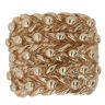 9ct Yellow Gold Five Row Keeper Ring