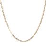 9ct Yellow Gold Small Links Belcher Chain 20"