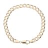9ct Yellow Gold Curb Bracelet 8.5"