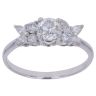 18ct White Gold 1.00ct Brilliant Cut Diamond Fancy Ring