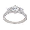 14ct White Gold Cubic Zirconia Fancy Ring