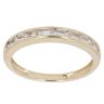 14ct Yellow Gold Cubic Zirconia Half Eternity Ring