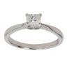 18ct White Gold 0.75ct Princess Cut Diamond Solitaire Ring
