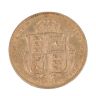 1892 Victoria Head of UK Shield Half Sovereign Coin