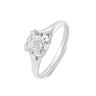 18ct White Gold 2.00ct Cushion Shaped Lab Grown Diamond Solitaire Ring G VS
