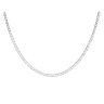 Silver Curb Chain 20" By Icesia Gents