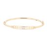9ct Yellow Gold Cubic Zirconia Rennie Mac Hinged Bangle