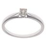 9ct White Gold 0.15ct Brilliant Cut Diamond Solitaire Ring