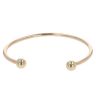 9ct Yellow Gold Plain Torque Bangle